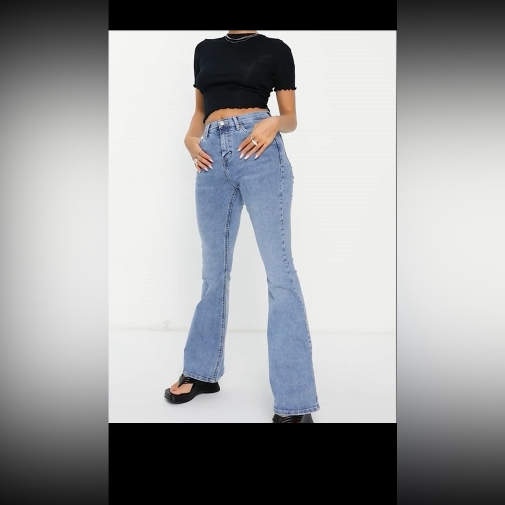 Topshop Jamie Flare Jeans